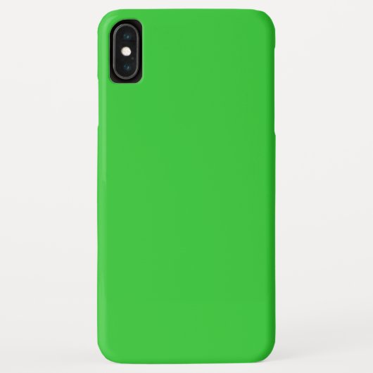 Lime Green iPhone XS Max Coque (Dos)