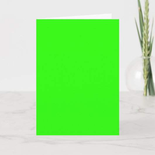 Lime Green Kaart (Voorkant)