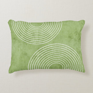 Lime Green Linen minimalist Accent Kussen