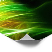 Lime Green Lizard Poster (Hoek)