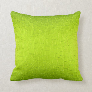Lime Green Modern Abstracte achtergrond Kussen