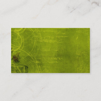 LIme Green Neon Halloween Thleed Background Visitekaartje