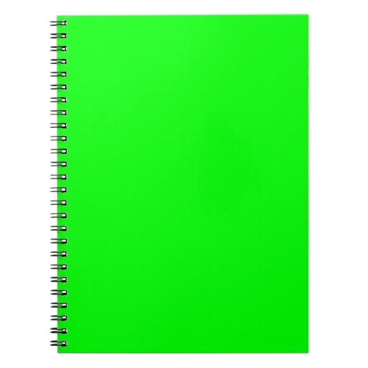 Lime Green Notitieboek (Voorkant)