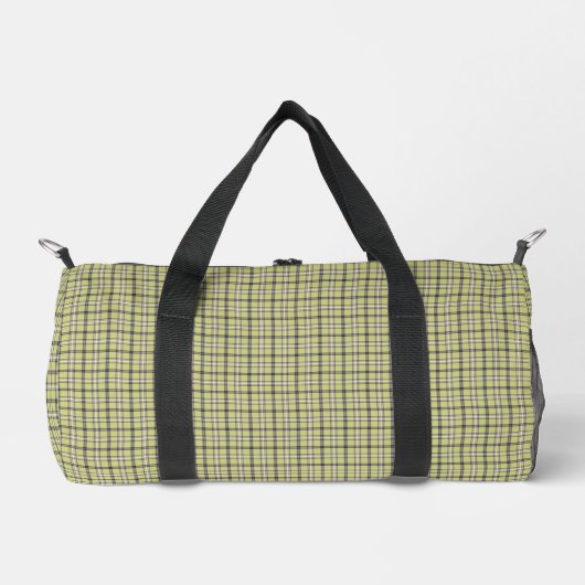 Lime Green Plaid Classic Pattern Retro Plunjezak (Voorkant)