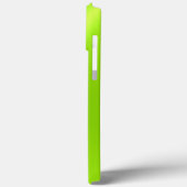 Lime Green Shiny Stainless Steel Metal Case-Mate iPhone Case (Achterkant / Links)