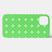Lime green shippo pattern Case-Mate iPhone case (Achterkant (horizontaal))