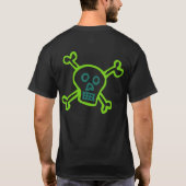 Lime Green Skull T-shirt (Achterkant)