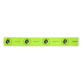 Lime Green Small Business Custom Logo & Text Lint (Voorkant)