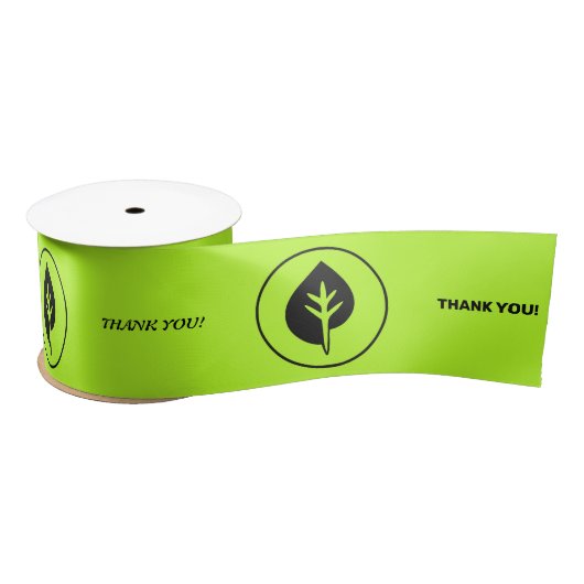 Lime Green Small Business Custom Logo & Text Lint (Spoel)