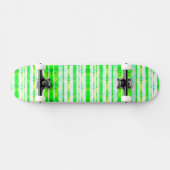 Lime Green Stripe Skateboard (Horizontaal)