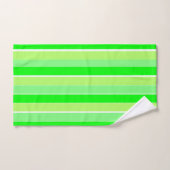 Lime Green Stripes Bad Handdoek (Handdoek)