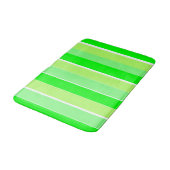 Lime Green Stripes Badmat (Gekanteld)