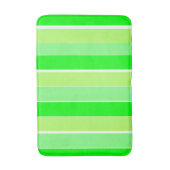 Lime Green Stripes Badmat (Voorkant Verticaal)