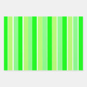 Lime Green Stripes Inpakpapier Vel (Voorkant)