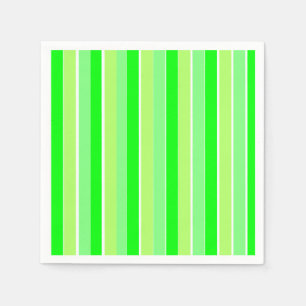 Lime Green Stripes Servet