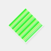 Lime Green Stripes Servet (Hoek)
