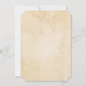 Lime Green Vintage Cowboy Invitation Anniversaire (Dos)