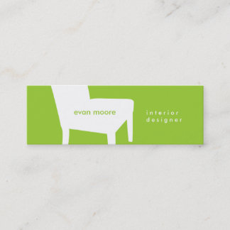 Lime Green Visitekaartje Skinny