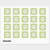 Lime Green Vrijgezellenfeest Dessert Table Label L (Vel)