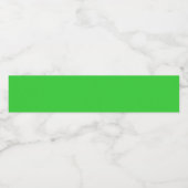 Lime Green Waterfles Etiket (Enkel label)