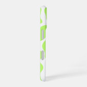 Lime Green & White Cow Imprimer iPhone 16 Coque (Côté droit)