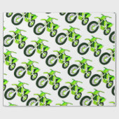 Lime Green Wrapping Paper Cadeaupapier (Vlak)