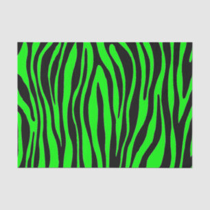 Lime Green Zebra Tissuepapier