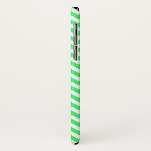 Lime Green Zig Zag Chevron Case-Mate iPhone Case (Achterkant/links)