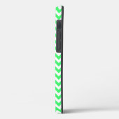 Lime Green Zig Zag Chevron Coque-Mate coque iphone (Verso / Gauche)