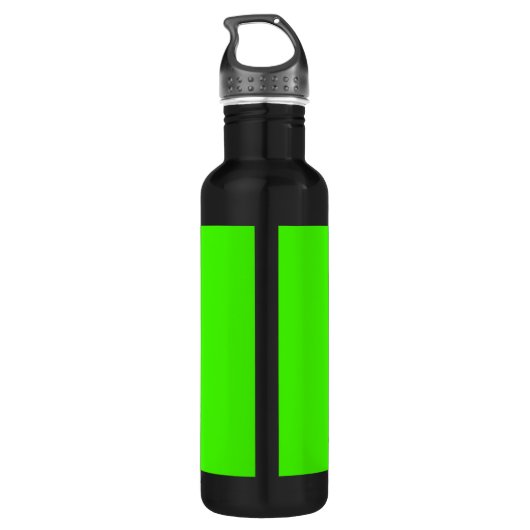Lime Groen WT Grieks Sleutel RND Lijst Initiaal Mo Waterfles (Achterkant)