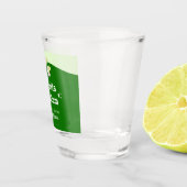 Lime Groene Citrus Tequila & Tulum Bachelorette Shot Glas (Rechts)