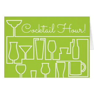 Lime groene cocktail party