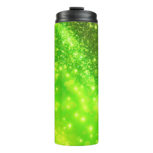 Lime Groene Glitter Holografische Thermische Tumbl Thermosbeker