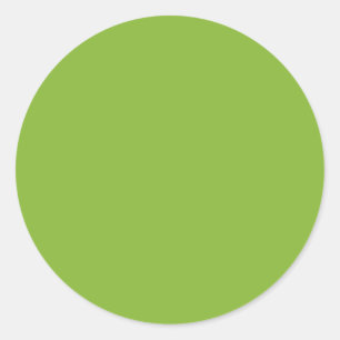 LIME GROENE V2-Pop van kleur die u zelf aan uw wen Ronde Sticker