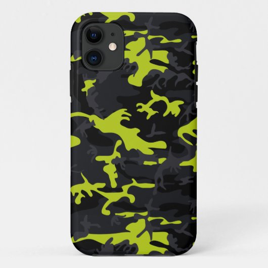 Lime Highlights Camo Case-Mate iPhone Case (Achterkant)