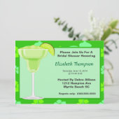 Lime Margarita Fête des mariées Party Invitation (Debout devant)