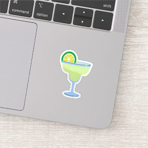 Lime Margarita Glas Sticker