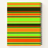 Lime, orange et Carnet rayé Tangerine (Dos)