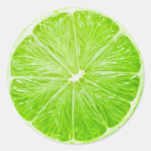 Lime Ronde Sticker