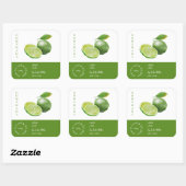 Lime Small Business Étiquette (Feuille)