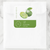 Lime Small Business Étiquette (Sac)