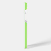 Lime vert et blanc cinq bandes motif (Côté gauche)