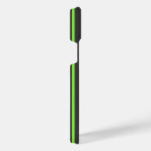 Lime vert et charbon de bois cinq bandes motif (Côté droit)