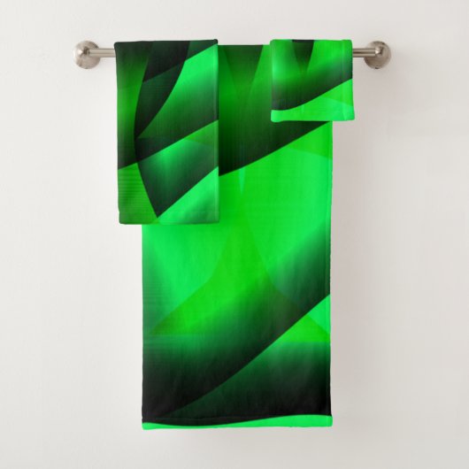 Lime vert et noir ondulation, avec ombre? (En situation)