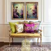 Lime Whispers Hummingbird Ethereal Floral Tissuepapier