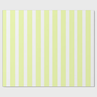 Limegroene en witte verticaal gestreepte inpakpapi cadeaupapier