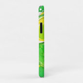Limegroene Spiraal Case-Mate iPhone Case (Achterkant/rechts)