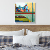 Limehouse Canvas Afdruk (Insitu (Slaapkamer))