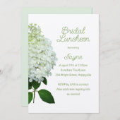 Limelight Hydrangea Bridal / Wedding Shower Kaart (Voorkant / Achterkant)