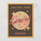 Limerick City Ierland Retro Briefkaart (Voorkant)